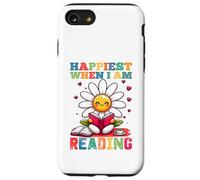 Más feliz cuando estoy leyendo - Lindo lector de libros amante Bookworm Carcasa para iPhone SE (2020) / 7 / 8