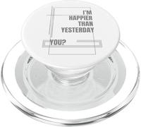 Más Feliz Que Ayer PopSockets PopGrip para MagSafe