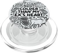 Más frío Que el corazón de mi ex - Humor de Alaska PopSockets PopGrip para MagSafe