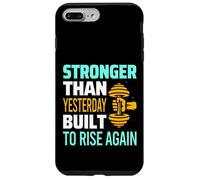 MÁS Fuerte Que Ayer - Estilo DE MOTIVACIÓN DE Gimnasio DE Fitness Carcasa para iPhone 7 Plus/8 Plus