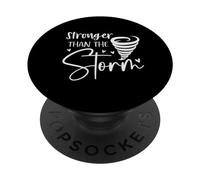 Más Fuerte Que la tormenta corazón Moderno Dicho Positivo PopSockets PopGrip Adhesivo