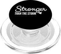 Más fuerte que la tormenta Humor Sarcástico Sarcástico Dicho Divertido PopSockets PopGrip para MagSafe