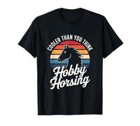 Más Genial de lo Que Piensas Hobby Hobbyhorse de Hobby Retro Camiseta