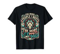 Más Gente Que conozco Más I Love My Dog Paw Southwestern Camiseta