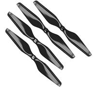 MAS - Juego de 4 hélices para dron GoPro Karma con tuerca integrada, color negro