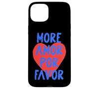 Más mensaje de corazón de amor por favor Carcasa para iPhone 15 Plus