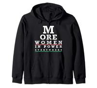 MÁS Mujeres EN Poder EN Todas Partes Eye Chart Meme Sudadera con Capucha