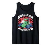 Más Ocupado Que un Pepino en una prisión de Mujeres Camiseta sin Mangas