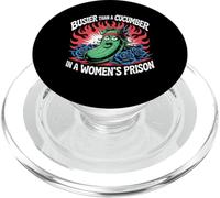 Más Ocupado Que un Pepino en una prisión de Mujeres PopSockets PopGrip para MagSafe