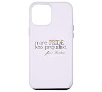 MÁS Orgullo Menos PREJUICIO Jane Austen Diversión LGBT Gay Lit Meme Carcasa para iPhone 12 Pro MAX