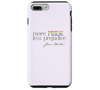 MÁS Orgullo Menos PREJUICIO Jane Austen Diversión LGBT Gay Lit Meme Carcasa para iPhone 7 Plus/8 Plus