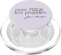MÁS Orgullo Menos PREJUICIO Jane Austen Diversión LGBT Gay Lit Meme PopSockets PopGrip para MagSafe