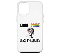 MÁS Orgullo Menos PREJUICIO Jane Austen Gafas de Sol LGBT Meme Carcasa para iPhone 12/12 Pro