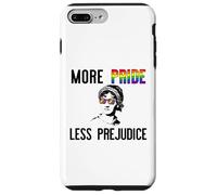 MÁS Orgullo Menos PREJUICIO Jane Austen Gafas de Sol LGBT Meme Carcasa para iPhone 7 Plus/8 Plus