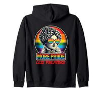 Más orgullo, menos prejuicio, Rainbow Heart Sudadera con Capucha