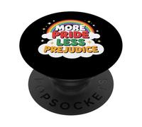 Más Orgullo Menos Prejuicio Rainbow Pride Month LGBTQ PopSockets PopGrip Adhesivo