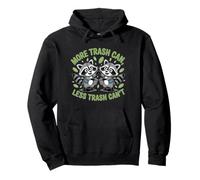 Más Papelera, Menos Basura, no Puedo, Raccoon Trash Panda Funny Sudadera con Capucha