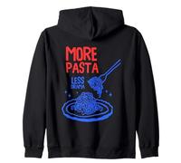 Más pasta menos drama Cita divertida de comida Sudadera con Capucha