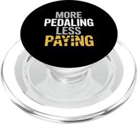 Más Pedaleando Menos Pagar Viajes en Bicicleta PopSockets PopGrip para MagSafe
