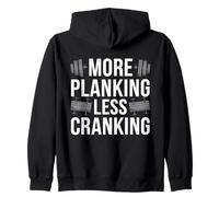 Más planificación de la motivación de fitness menos planeado Sudadera con Capucha
