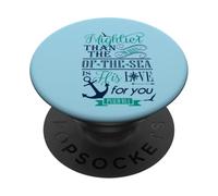 Más poderoso Que Las Olas del mar es su Amor PopSockets PopGrip Adhesivo