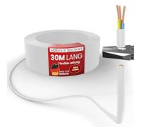 MAS Premium De 5 a 100 m de manguera de plástico H05VV-F 2, 3, 4 o 5 x 0,75; x1; x1,5 o x2,5 cable flexible (H05VV-F 3G0,75 WS, 30 m)