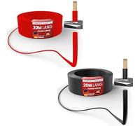 MAS Premium FLRY-B Cable de 2,5 mm² Cable para coche de 5 a 100 m para uso en sistemas eléctricos de vehículos negro rojo o 2 unidades (rojo + negro) (negro + rojo, 20m)