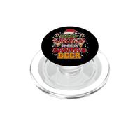 Más probabilidades de Beber Cerveza de Papá Noel Bebida Divertida Navidad PopSockets PopGrip para MagSafe