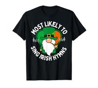 Más probabilidades de Cantar himnos irlandeses Shamrock Día de San Patricio Camiseta