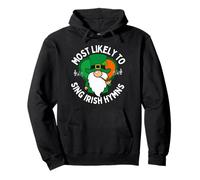 Más probabilidades de Cantar himnos irlandeses Shamrock Día de San Patricio Sudadera con Capucha