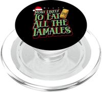 Más probabilidades de Comer Toda la Familia Mexicana de Tamales PopSockets PopGrip para MagSafe