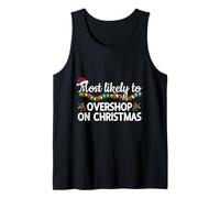Más probabilidades de Comprar en Exceso en Navidad Funny Family Matching Camiseta sin Mangas