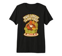 Más probabilidades de Dormir la Siesta por Primera Vez Sleepy Bird Pavo Siesta Camiseta Premium