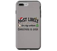 Más probabilidades de Llorar Cuando la Navidad ha Terminado Diseño navideño Carcasa para iPhone 7 Plus/8 Plus