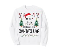 Más probabilidades de tirarse un Pedo en el Regazo de Papá Noel Familia Sudadera