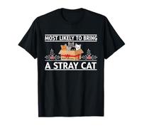 Más probabilidades de traer un Gato Callejero Gatos de Navidad Camiseta