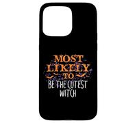 Más probable que Halloween sea la bruja más linda a juego Carcasa para iPhone 15 Pro Max