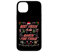 Más Probable Que le pida Herramientas a Papá Noel, diseño navideño Carcasa para iPhone 14 Plus