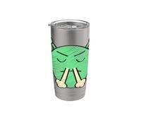 Más probable que se enoje gruñón gruñón Vaso térmico de acero inoxidable de doble pared