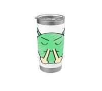 Más probable que se enoje gruñón gruñón Vaso térmico de acero inoxidable de doble pared