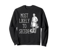 Más Probable Que separe la Guerra Civil Historia Humor Retrato Arte Sudadera