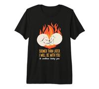 Más Pronto Que después estaré contigo Declaración de Amor Eterno Camiseta Premium