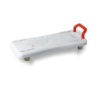 MAS Que AYUDAS - Asiento Bañera Adulto Antideslizante, Ajustable, con Asa de Seguridad, Tabla de Acceso Lateral para Bañera, con Orificios de Drenaje, Fácil Montaje, Máximo 100 kg
