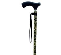 MAS QUE AYUDAS - Bastón para Mayores y Adultos Soft Touch, Aluminio, Extensible y Portátil, Altura Ajustable 76-99 cm, Puño de Silicona, Bastón para Caminar y Pasear, 300 g, Azul
