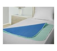 MAS QUE AYUDAS - Empapador de Cama Lavable con Alas, 90 x 80 cm, 4 Capas, Reutilizable, Absorbente e Impermeable, Incontinencia y Cuidados, Protección Total