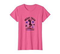 Más Que una Madre de fútbol: Supermom multitarea Camiseta, Mujer, Rosa Jaspeado, XS