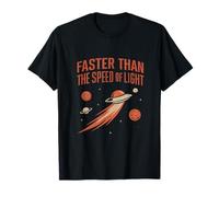 Más rápido que la velocidad de la luz OVNI Alien Art Camiseta