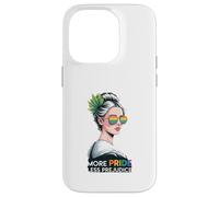 Más ropa Pride Less Prejudice LGBTQ Rainbow Jane Carcasa para iPhone 14 Pro