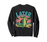 Más Tarde Gator Sunshine y Summer Vibes Último día de Clases Sudadera