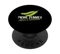 Más Turquía Menos Diseño de cazuela PopSockets PopGrip Adhesivo